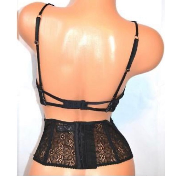 Victoria’s Secret lace halter backless hip corset - Picture 2 of 5